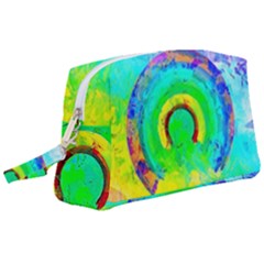 Abstract Color Design Background Wristlet Pouch Bag (large) by Pakrebo
