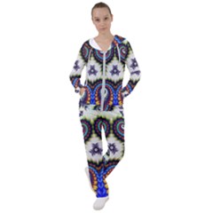 Abstract Texture Fractal Figure Women s Tracksuit by Pakrebo