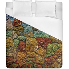Texture Stone Structure Pattern Duvet Cover (california King Size) by Pakrebo