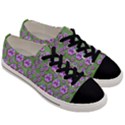 Fantasy Flowers Dancing In The Green Spring Men s Low Top Canvas Sneakers View3