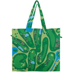 Golf Course Par Golf Course Green Copy Canvas Travel Bag by Nexatart