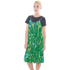 Golf Course Par Golf Course Green Copy Camis Fishtail Dress by Nexatart