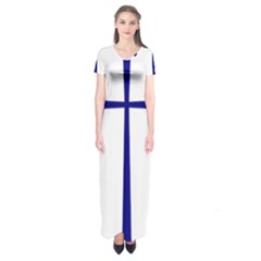 Byzantine Cross Short Sleeve Maxi Dress by abbeyz71