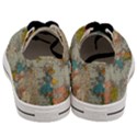 World Map Vintage Men s Low Top Canvas Sneakers View4