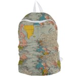 World Map Vintage Foldable Lightweight Backpack