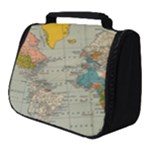 World Map Vintage Full Print Travel Pouch (Small)
