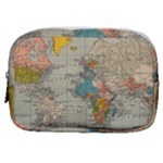 World Map Vintage Make Up Pouch (Small)