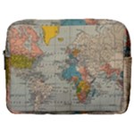 World Map Vintage Make Up Pouch (Large)