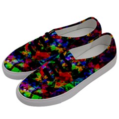 Multicolored Abstract Print Men s Classic Low Top Sneakers by dflcprintsclothing