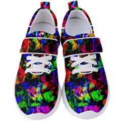 Multicolored Abstract Print Women s Velcro Strap Shoes by dflcprintsclothing