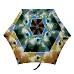 Snowball Branch Collage (I) Mini Folding Umbrellas