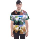 Snowball Branch Collage (I) Men s Sports Mesh Tee