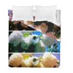Snowball Branch Collage (I) Duvet Cover Double Side (Full/ Double Size)