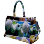 Snowball Branch Collage (I) Duffel Travel Bag