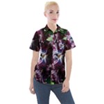 Galaxy Tulip Women s Short Sleeve Pocket Shirt