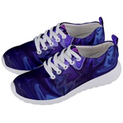 Deep Space Stars Blue Purple Men s Lightweight Sports Shoes by Pakrebo