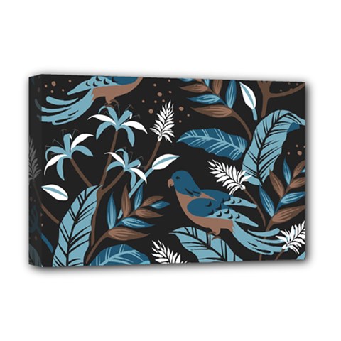 Birds In The Nature Deluxe Canvas 18  X 12  (stretched) by Sobalvarro