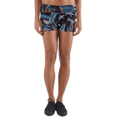 Birds In The Nature Yoga Shorts