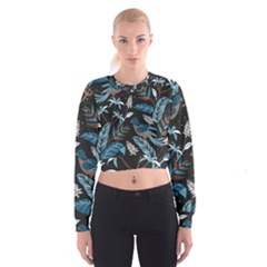 Birds In The Nature Cropped Sweatshirt by Sobalvarro