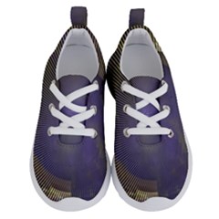 Fractal Earth Rays Design Planet Running Shoes