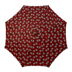 Daisy Red Golf Umbrellas