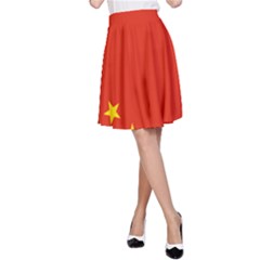 Chinese Flag Flag Of China A-line Skirt