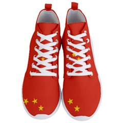 Chinese Flag Flag Of China Men s Lightweight High Top Sneakers by FlagGallery