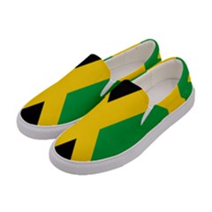 Jamaica Flag Women s Canvas Slip Ons by FlagGallery