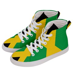 Jamaica Flag Men s Hi-top Skate Sneakers by FlagGallery