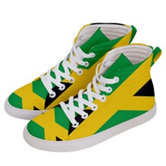 Jamaica Flag Women s Hi-top Skate Sneakers by FlagGallery
