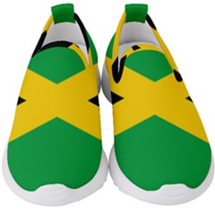 Jamaica Flag Kids  Slip On Sneakers by FlagGallery