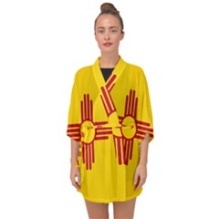 New Mexico Flag Half Sleeve Chiffon Kimono by FlagGallery