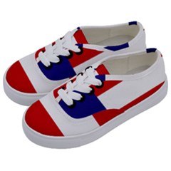 Flag Of Georgia, 1879-1902 Kids  Classic Low Top Sneakers by abbeyz71