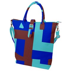 Abstract Background Abstraction Buckle Top Tote Bag by Pakrebo
