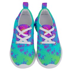 Spiral Fractal Abstract Pattern Running Shoes by Pakrebo