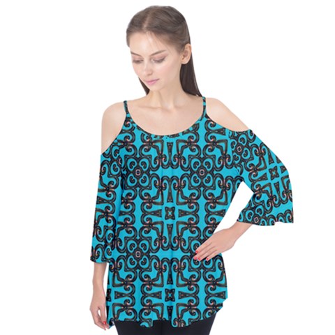 Pattern Seamless Ornament Abstract Flutter Tees by Pakrebo