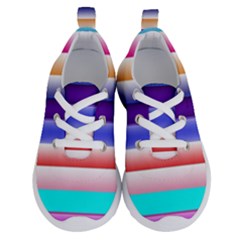 Cotton Candy Stripes Running Shoes by bloomingvinedesign