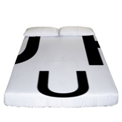 Uh Duh Fitted Sheet (king Size) by FattysMerch