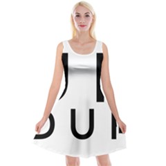 Uh Duh Reversible Velvet Sleeveless Dress by FattysMerch