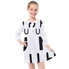 Uh Duh Kids  Quarter Sleeve Shirt Dress by FattysMerch