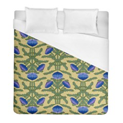 Pattern Thistle Structure Texture Duvet Cover (full/ Double Size) by Pakrebo