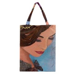 Flower Crown Classic Tote Bag by CKArtCreations