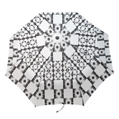 Texture Black Folding Umbrellas