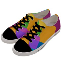 Geometry Nothing Color Men s Low Top Canvas Sneakers