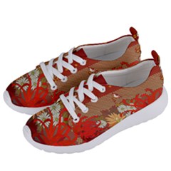 Abstract Flower Women s Lightweight Sports Shoes