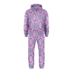 Circumference Point Pink Hooded Jumpsuit (kids)