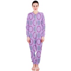 Circumference Point Pink Onepiece Jumpsuit (ladies) 