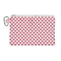 Red Diamond Canvas Cosmetic Bag (large) by HermanTelo