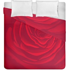 Roses Red Love Duvet Cover Double Side (king Size)