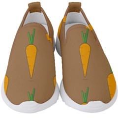 Healthy Fresh Carrot Kids  Slip On Sneakers by HermanTelo